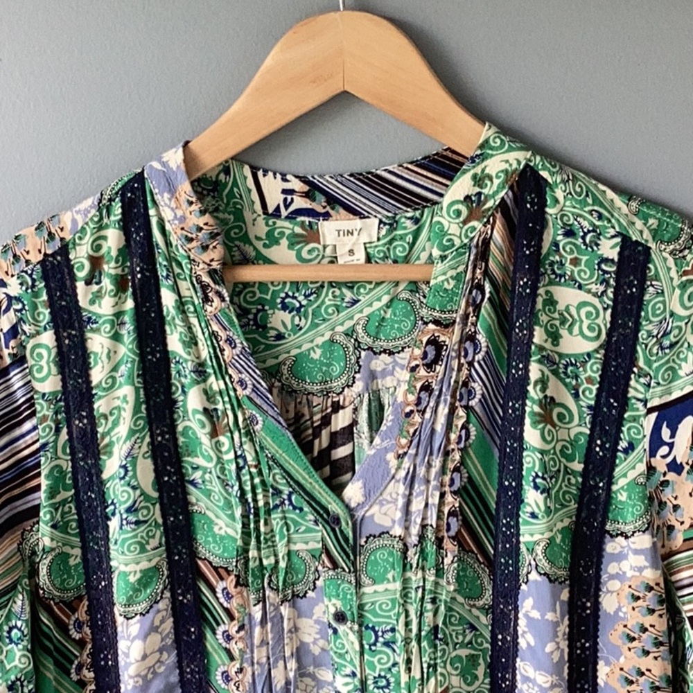 Anthropologie TINY Caviana Paisley Shirt Dress - Picture 5 of 13